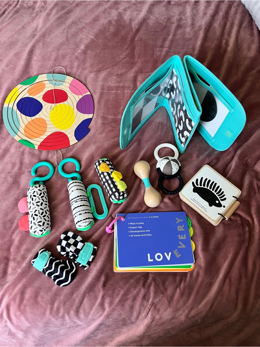 Teal Activity Toy Set for Early Learning